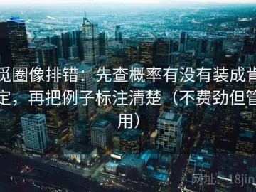 觅圈像排错：先查概率有没有装成肯定，再把例子标注清楚（不费劲但管用）